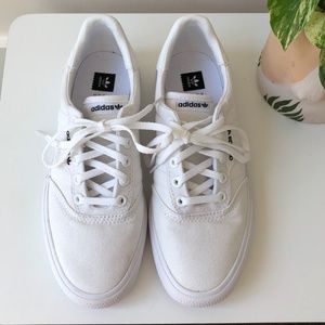 ADIDAS WHITE CANVAS 3MC SKATE